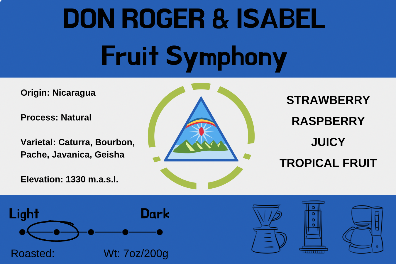 Don Roger Fruit Symphony - Light/Medium Roast