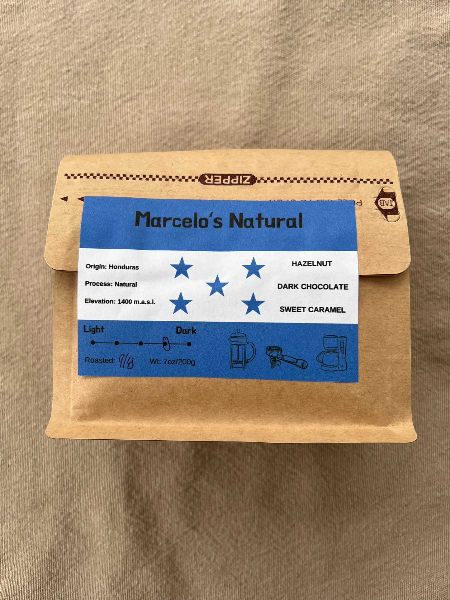Marcelo’s Natural - Medium/Dark Roast